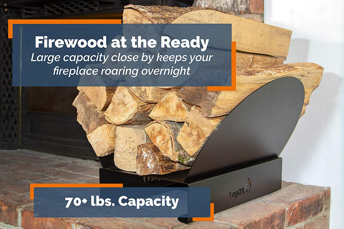 Hearth Bin Adjustable Firewood Rack