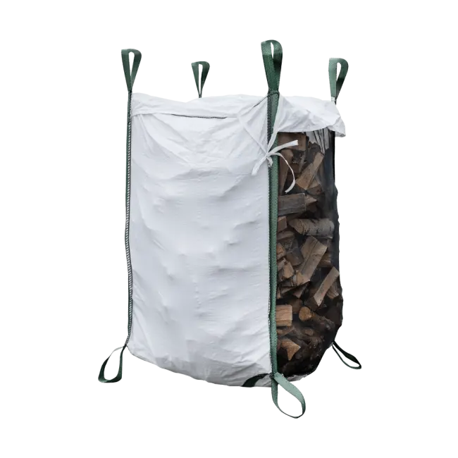 1500L Vented Firewood Bag (w/ Cover) Single Bag